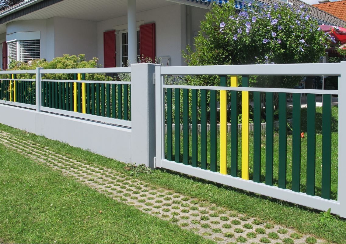 Decor 60 Basic 3 - Gartenzaun in drei Farben